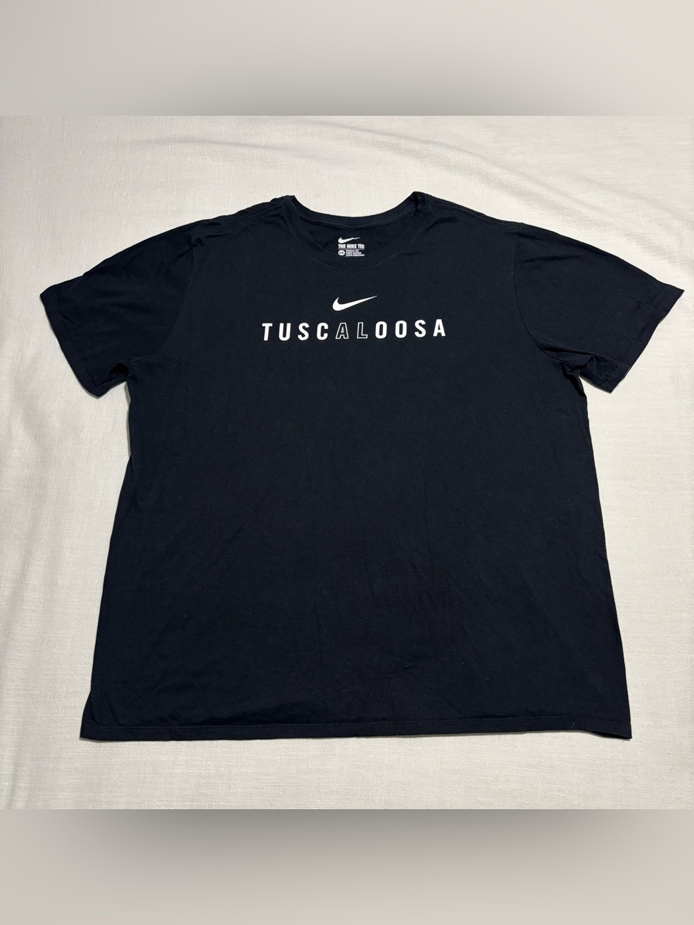 Men’s Nike Tuscaloosa Alabama Crimson Tide Tee | Black | Size XXL | Athletic Cut